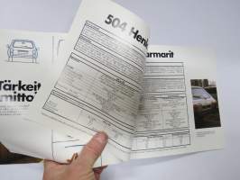 Peugeot 504 1981 -myyntiesite