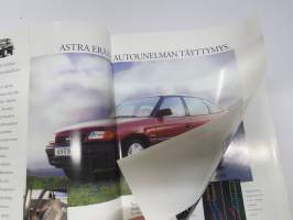 Opel Corsa, Astra, Vectra, Omega, Calibra, Senator + Sportit &amp; Caravan mallisto 1992 -myyntiesite / brochure