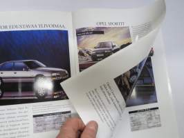 Opel Corsa, Astra, Vectra, Omega, Calibra, Senator + Sportit &amp; Caravan mallisto 1992 -myyntiesite / brochure