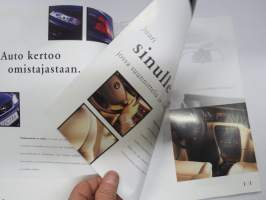 Opel Vectra 2001 -myyntiesite / brochure