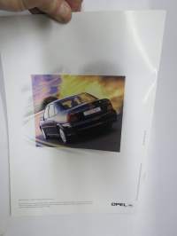 Opel Vectra 2001 -myyntiesite / brochure