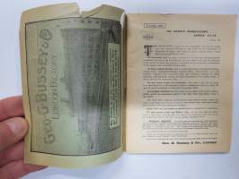 Geo. G. Bussey &amp; Co - Sports and Games Manufacturers - Catalogue 1925 -urheiluvälineiden ja -tarvikkeiden tuoteluettelo