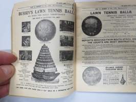 Geo. G. Bussey &amp; Co - Sports and Games Manufacturers - Catalogue 1925 -urheiluvälineiden ja -tarvikkeiden tuoteluettelo