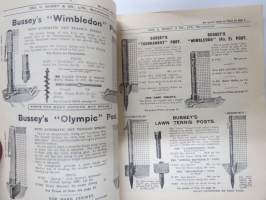 Geo. G. Bussey &amp; Co - Sports and Games Manufacturers - Catalogue 1925 -urheiluvälineiden ja -tarvikkeiden tuoteluettelo