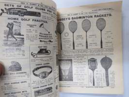 Geo. G. Bussey &amp; Co - Sports and Games Manufacturers - Catalogue 1925 -urheiluvälineiden ja -tarvikkeiden tuoteluettelo