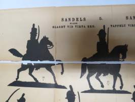 Sandels -silhuettikuva / painate