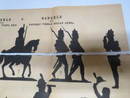 Sandels -silhuettikuva / painate