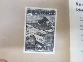 Was muss der Verkäufer von Kakao, Schokolade und Pralinen wissen? -saksalainen kaakaon ja suklaanostajan opas, kuulunut Heikki Huhtamäen henkilökohtaiseen kirjastoon