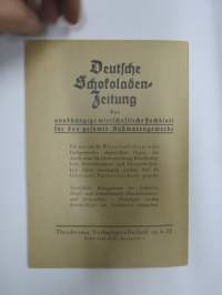 Was muss der Verkäufer von Kakao, Schokolade und Pralinen wissen? -saksalainen kaakaon ja suklaanostajan opas, kuulunut Heikki Huhtamäen henkilökohtaiseen kirjastoon