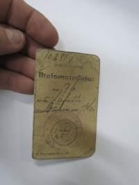 Lomatodistus 1038/7 kpk Iltalomatodistus nr 76 lähetti Kai Mäkinen, oikeutetaan liikkumaan H:gin varuskunta-alueella kaikkina vuorokauden aikoina, kotimajoitus