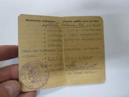 Lomatodistus 1038/7 kpk Iltalomatodistus nr 63 lähetti Kai Mäkinen, oikeutetaan liikkumaan H:gin varuskunta-alueella kaikkina vuorokauden aikoina, kotimajoitus