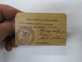 Lomatodistus 1038/7 kpk Iltalomatodistus nr 132 lähetti Kai Mäkinen, oikeutetaan liikkumaan H:gin varuskunta-alueella kaikkina vuorokauden aikoina, kotimajoitus