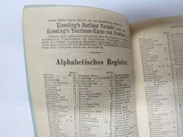 Kiessling´s Touristen-Führer durch Potsdam und Umgebung 1885 -matkaopas + kartta