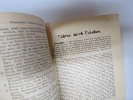 Kiessling´s Touristen-Führer durch Potsdam und Umgebung 1885 -matkaopas + kartta