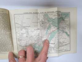 Kiessling´s Touristen-Führer durch Potsdam und Umgebung 1885 -matkaopas + kartta