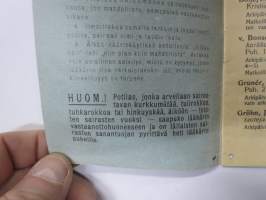 Luettelo Lääkäreistä, Hammaslääkäreistä, Eläinlääkäreistä, Kätilöistä ja Apteekeista Turussa 1914 - Förteckning över Läkare, Tandläkare, Veterinärer, Barnmorskor...