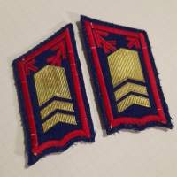 Reseviupseerikoulun Sotilasmestari kauluslaatta kauluslaatat