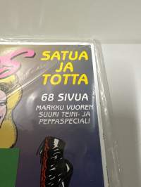 Sexus Satua ja Totta. Suomen Miestenlehdet Aikuisviihdelehti K-18.
