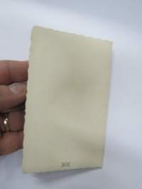 Atelier / valokuvaamo Aug. Schuffert, Turku -visiittikorttivalokuva /carte de visete / cdv, huomaa erikoinen (ja harvinainen) valokuvaamon nimellä oleva suojakotelo