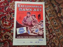 ELOKUVAJULISTE KALLIOVUOREN SANKARI (JOHN WAYNE)