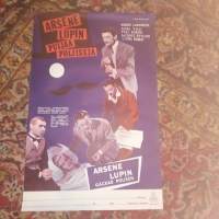 ELOKUVAJULISTE ARSENE LUPIN PUIJAA POLIISEJA