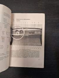 Henkilöauto wartburg käyttö- ja huoltoohjeet 1963
