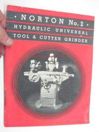 Norton nr 2 Hydraulic universal tool &amp; cutter grinder -myyntiesite