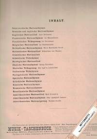 Nationalhymnen für Pianoforte, bearbeitet von Bernh. Wolff.