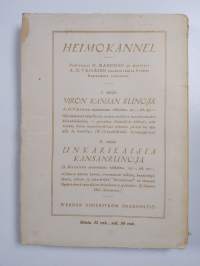 Volgan ja Perman kannel : Mordvalaisia, tseremissiläisiä, syrjääniläisiä ja votjakkilaisia kansanrunoja