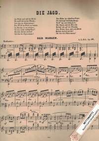Die Jagd Tongemälde fürs Pianoforte. Op. 56