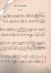 Die Fantasten Walzer Op. 50 von Fr. Zikoff