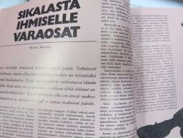 Vip 1972 nr 6, EEc on työmiehen asia, Kuvanveistäjä Kimmo Pyykkö, NHL:n orjakontrahti, silasta varaosat ihmiselle, ym.