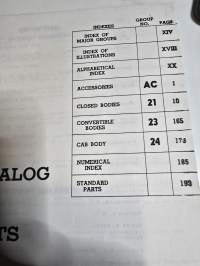 Studebaker body parts catalog 1936-46