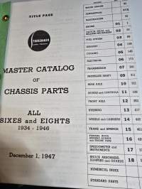 Studebaker 1934 - 1946 chassis parts catalog