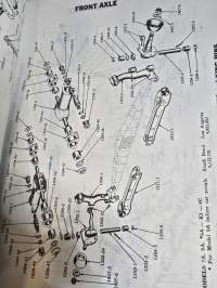 Studebaker 1934 - 1946 chassis parts catalog