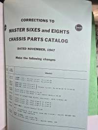 Studebaker 1934 - 1946 chassis parts catalog