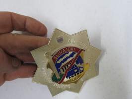 Yleinen Autoliitto - Suomi Touring Club - Tähtiajo, Seinäjoki 1966 -osanottajamerkki (ei keulamerkki), valmistaja Veljekset Sundqvist