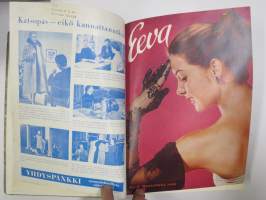 Eeva 1953 sidottu vuosikerta, katso sisältö kuvista takemmin (kohteesta on 61 kpl kuvia)