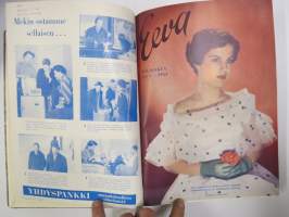 Eeva 1953 sidottu vuosikerta, katso sisältö kuvista takemmin (kohteesta on 61 kpl kuvia)