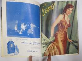 Eeva 1953 sidottu vuosikerta, katso sisältö kuvista takemmin (kohteesta on 61 kpl kuvia)