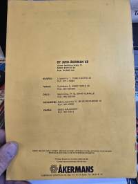 Akerman H 9 Mb tekninen erittely. 04/82