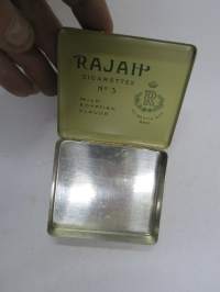 Rajah nr 3 Cigarettes P.C. Rettig -tupakkalaatikko, peltiä