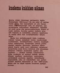 Kuolema kukkien aikaan - Poliisiromaani idylliseltä 1920-luvulta.  (Dekkarit )
