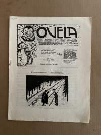 Ovela 1915 nr 1 -rautatieläisaiheinen pilalehti, ilmestynyt Terijoella