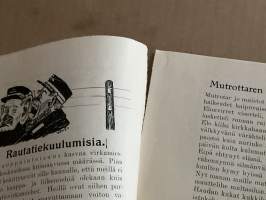 Ovela 1915 nr 2 -rautatieläisaiheinen pilalehti, ilmestynyt Terijoella