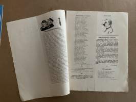 Ovela 1915 nr 2 -rautatieläisaiheinen pilalehti, ilmestynyt Terijoella