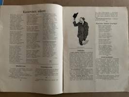 Ovela 1915 nr 3-4 -rautatieläisaiheinen pilalehti, ilmestynyt Terijoella