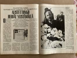 Kotiliesi 1986 nr 21 (7.11.), Sotalesket, sadan markan villat Ruoholahdessa, valaisimet