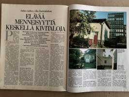 Kotiliesi 1986 nr 21 (7.11.), Sotalesket, sadan markan villat Ruoholahdessa, valaisimet