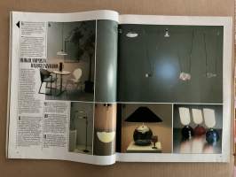 Kotiliesi 1986 nr 21 (7.11.), Sotalesket, sadan markan villat Ruoholahdessa, valaisimet